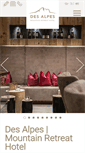 Mobile Screenshot of hotel-desalpes.com